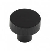 Thaxted Cupboard Knobs 30mm  Black - Hoxton Range